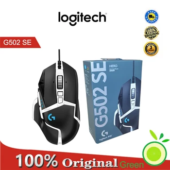 Кабел за гейминг мишка Logitech g502 hero Panda, програмируеми бутона, 16000 точки на инч, RGB, optical, USB. SE G502