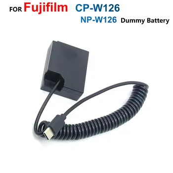 Кабела на зарядното устройство AC-9V към CP-W126 NP-W126 привиден батерията, USB C PD захранващ Адаптер За Fujifilm X-T2 X-T3 T200 X-H1 M1 XS10 XT100 X100V