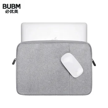 Калъф за лаптоп от полиестер BUBM, защитен калъф-чанта с джоб за аксесоари за новия MacBook Pro/Air 12-15,6 инча Лаптоп
