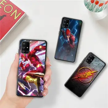 Калъф за телефон с иконата на супергерой със светкавица За Samsung Galaxy A52 A21S A02S A31 A12 A81 A10 A30 A32 A50 A80 A71 A51 5G