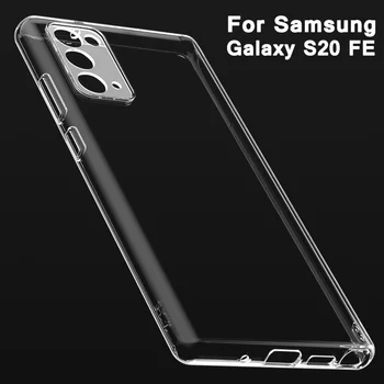 Калъф с пълно Покритие за Samsung Galaxy S20 FE, Прозрачен Мек Калъф от TPU за Galaxy S20 Plus Ultra Note 20, Ултра Силиконови Калъфи