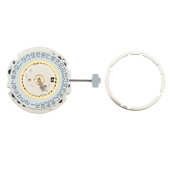 Кварцов часовников механизъм Ronda 705-3 705 с висока датата на Един скъпоценен камък, плюс батерия в стандартен часов механизъм