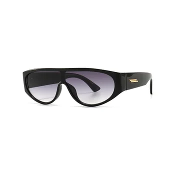 Класическите Модни Слънчеви Очила За Жени И Мъже в Малка Овална Рамка, Дизайнерски Слънчеви Очила 5 Цвята UV400