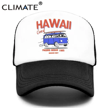 КЛИМАТА на Хавай Крайбрежие Пътна Шапка За Пътуване Драйв Турне на Шофьора Шапка Автомобил Пътуване Почивка на Окото Шапка Лятна Жега Шапка Шапки S за Семейни Пътувания