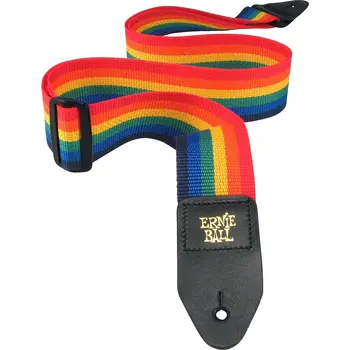 Колан за китара Ърни Топка Rainbow LGBT Polypro