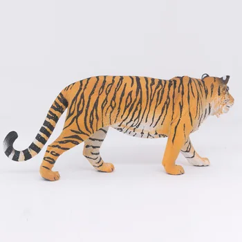 Колекция Диви Животни Азия Сибирски Тигър Пластмасова Фигурка Моделиране Детска Играчка #88789