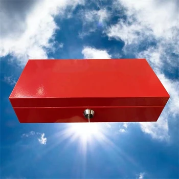 Метална кутия за съхранение с ключалка