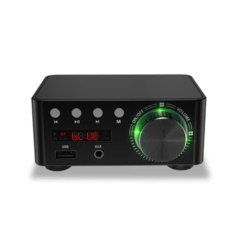 Мини Аудио Hi-Fi Bluetooth 5,0 Усилвател клас мощност D Tpa3116 Цифров Усилвател 50 W * 2 Домашно Аудио Автомобилен Морски USB/AUX IN Caixa De Som