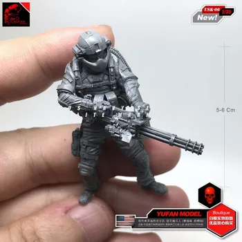 МОДЕЛ YUFAN 1/35 Комплекти фигури от смола модел на американския войник Seal Six USK-06