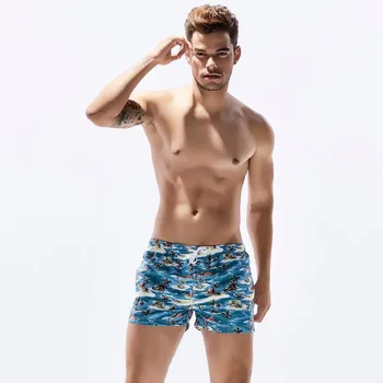 Мъжки плажни панталони с високо качество на марката SEOBEAN и удобни шорти за сърф в Хавай свободно дишане