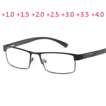 Мъжки слънчеви очила за Далекогледство от сплав, изцяло метална очила за четене +1.0 +1.5 +2.0 +2.5 +3.0 +3.5 +4.0