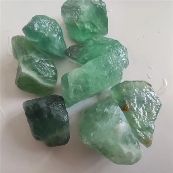Натурален Зелен Флуорит Градешки Камък Crystal Флуорит с Неправилна Форма Камък За Бижута направи си САМ Гривна Колие Материал