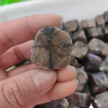 натурален скъпоценен камък непреработена ставролит полиран страхотна кръст камък проба минерал рейки исцеляющий кварцов кристал е камък в подарък