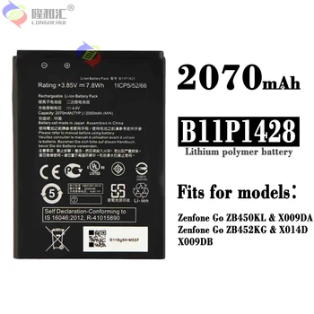 НОВ висок Клас 2000 mah B11P1428 батерия за Asus ZenFone ZB450KL B11P1428 1ICP5/52/66 Смартфон