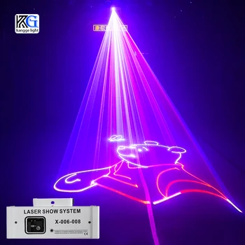 Нов Дизайн 500 Mw/1 W Анимационен Лазерен Лъч DMX512 Лазерен Лъч Дискотека на Dj Лазерен Лъч Модели Светлини за Сценичното светлинния Ефект