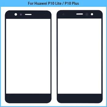 Нов За Huawei P10 Lite/P10 Plus Сензорен LCD екран от Предната Външна Стъклен Панел Обектив P10Lite Touchsreen Подмяна Стъклен капак