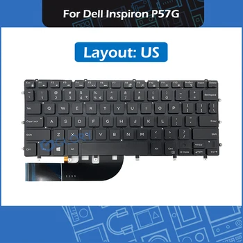 Нов Лаптоп на САЩ клавиатура За Dell Inspiron P57G P57G001 P41F P41F001 7558 7568 Клавиатура с подсветка Замяна