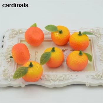 Нов Оранжев 10шт 3,5 см Фалшива Изкуствена Пяна Плодове, Плодове на Цветя За Scrapbooking За направи си САМ Сватбена Моделиране Декорация на Дърво