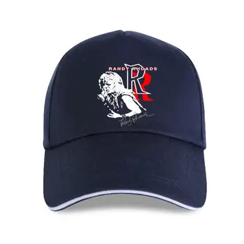 Нови Мъжки Ранди Роудс Автограф Ози Хеви-Метал Лого Готина Хипстерская Годишната Черна бейзболна шапка на жените