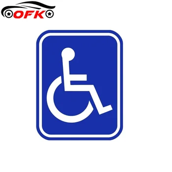 Новият Символ на Осакатила PVC Инвалидна Количка Инвалидное Прозореца на Кола на бронята, Вратите Етикети 15,2 СМ * 11,9 см