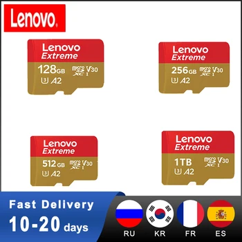 Оригинална Карта памет Lenovo Class 10 Mini Sd A1 Номинално устройство за Съхранение 64 GB, 256 GB, 512 GB И 1 TB UHS-I Високоскоростна карта на четене/запис TF