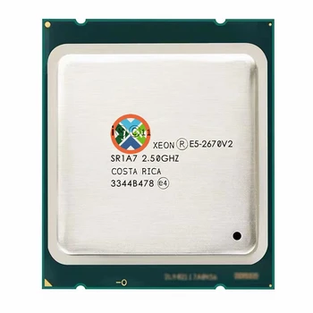 Оригиналния Сървърен процесор Xeon E5-2670 V2 E5 2670V2 процесор 2.5 LGA 2011 SR1A7 Десет Ядра на процесора e5 2670 V2 Безплатна Доставка
