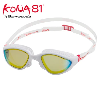 Очила за плуване Barracuda KONA81, Огледални лещи, За провеждане на открита вода, За триатлон, Със защита от ултравиолетови лъчи За възрастни, #94510