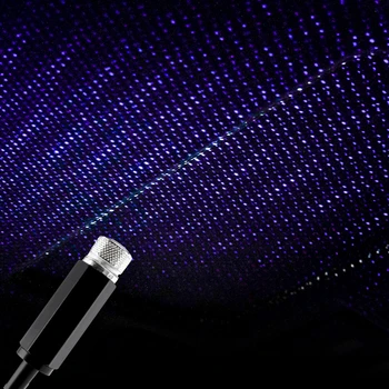Покривът на Колата Звезда Нощни Светлини Интериор декоративни Светлина USB LED Лазерен проектор за Mini One Cooper R50 R52 R53 R55 R56 R60 R61 PAC
