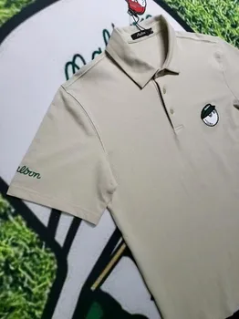 Поло риза за голф От быстросохнущей Дишаща материя, Лесна за Мъже Градинска облекло