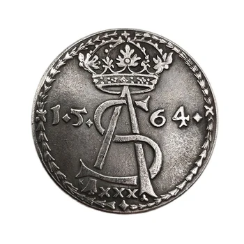 Полша-1564 Айде Колекция От Монети Короната На Сувенири, Декорация На Дома Занаяти Настолни Украса На Подарък