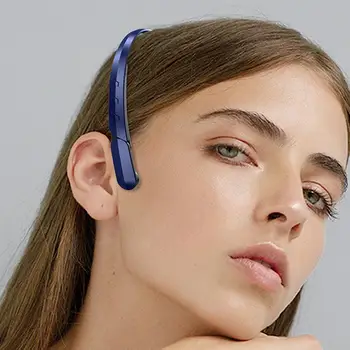 Практични слушалки в ушите Удобни Слушалки с костна проводимост Bluetooth-съвместими Сгъваеми Безжични слушалки 5.1 За Слушане на музика