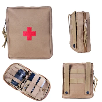 Преносим Комплект За Първа Помощ Пътен Открит Калъф Къмпинг Мини Чанта За Съхранение На Лекарства Къмпинг Пътна Чанта За Оцеляване Калъф За Хапчета