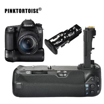 Притежател на пистолета дръжки PINKTORTOISE 70D за Canon EOS 70D 80D DSLR as BG-E14 LP-E6