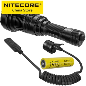 ПРОДАЖБА на Nitecore P35i 3000 Лумена Long Range LEP Фенерче 1650 М USB-C, Акумулаторна батерия Фенер Прожектор Spot RSW2i дистанционно управление