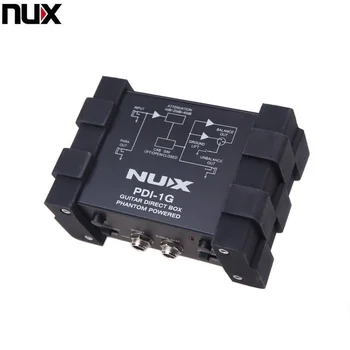 Професионален NUX PDI-1G Китара С Директно Впръскване Фантомно Захранване, Аудио Миксер Компактен Дизайн Метален Корпус