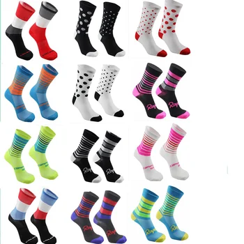 Професионални маркови спортни чорапи Дишащи Пътни Колоездене, Чорапи, Спортни Спортни Състезания Чорапи за Колоездене