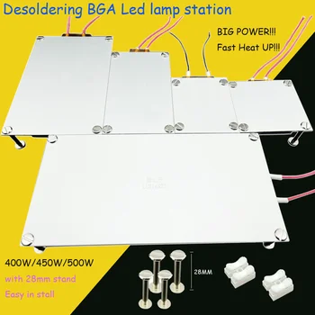 Распайка BGA led лампа станция за разпояване топки Станция за предварително загряване табела LCD ленти ремонт на чип термостат нагревательная плоча