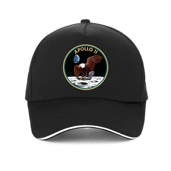 САЩ Аполо 11 на 50-годишнината на Кацане на Луната Бейзболна шапка с принтом Унисекс Готина Лятна регулируема шапка за Татко възстановяване на предишното положение шапки