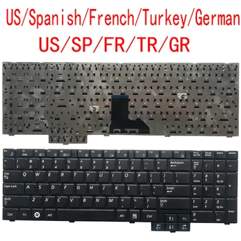 САЩ/Испански/Френски/Турция/Помагала по Немски език Клавиатура за Samsung NP-R620 R525 R528 R530 R540 R517 RV508 R523 R719 R618 R538 P580 P530 RV510