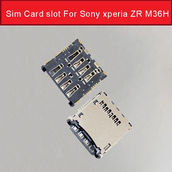 Слот За SIM-карти За Sony xperia ZR M36H M36i C5502 C5503 Адаптер Сим-Карти За Sony m36h Държач За четене SIM-карти, Резервни Части