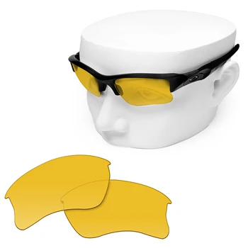 Сменяеми лещи OOWLIT HD жълт цвят за слънчеви очила Oakley Flak Jacket XLJ