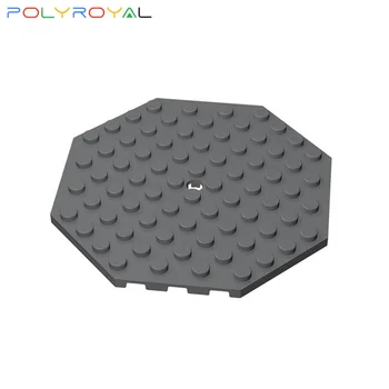 Строителни Блокове отгледа 10х10 осмоъгълна плоча с дупки в средата на MOC Развитие на Креативна играчка за деца, подарък за рожден ден 89523