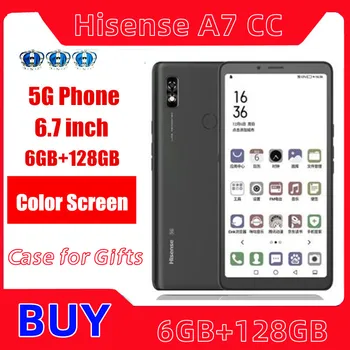 Телефон Hisense A7 CC / A7 с 6,7-инчов чернильным екран Eink Дисплей за четене на електронни книги, 6 + GB 128 GB 5G Мобилен A7CC PK kindle