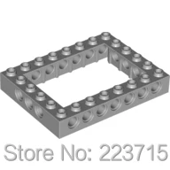 * Технически тухла 6X8 с дупки * 10 бр. сам enlighten block brick, детайл № 32532, съвместима с други национални отбори частици