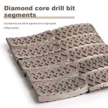 Тренировка с сърцевина на диаманта форми на К.-ксдскб03 ченге споделя 24кс4.5кс10мм мокро сверля за бетон