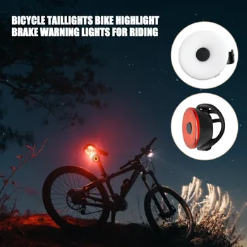 Умен Велосипеден Задна Светлина С Автоматично Стартиране/Спиране, Датчик За Спирачка IPx6, Водоустойчив Кабел За Зареждане Задна Светлина, Велосипеди Led Лампа