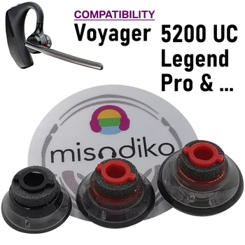 Ушни втулки misodiko Съвместими с Bluetooth-слушалки Plantronics (Поли) Voyager 5200 UC, Voyager Legend, Voyager Pro UC Bluetooth
