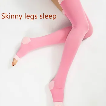 Фини Дамски Чорапи Япония Корея Формирането на Краката Дишащи Краката Тесните Чорапи За Сън, Бягане, Фитнес, медицинска Сестра Секси крака много