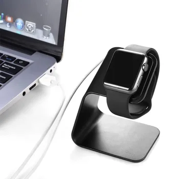 Часовници Безжично Зарядно Устройство за монтиране на Стена База за Apple Watch Титуляр за Зареждане на Алуминиев Стенд за Apple iWatch 7 8 9 10 Поставка за Зарядно Устройство