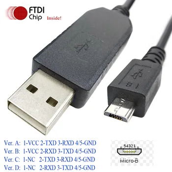 USB към micro-USB TTL за настройки на предпочитания Wifi AP-CBL-SERU JY728A Aruba кабела на Конзолата FTDI Чип